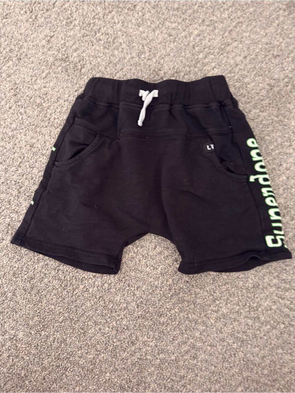 Black Kids Shorts Superdope from little trouble